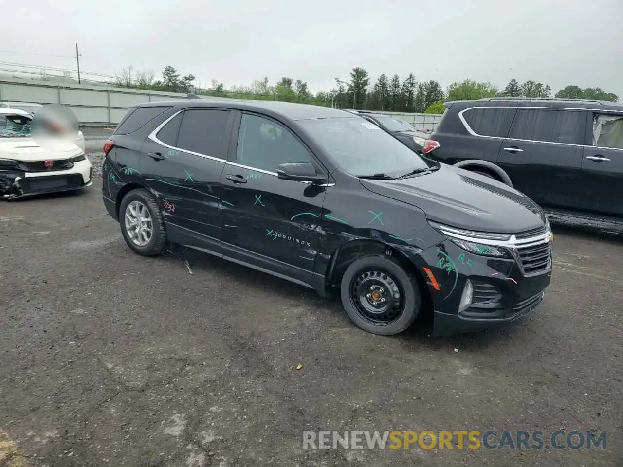 4 Photograph of a damaged car 3GNAXUEV5NL248192 CHEVROLET EQUINOX 2022