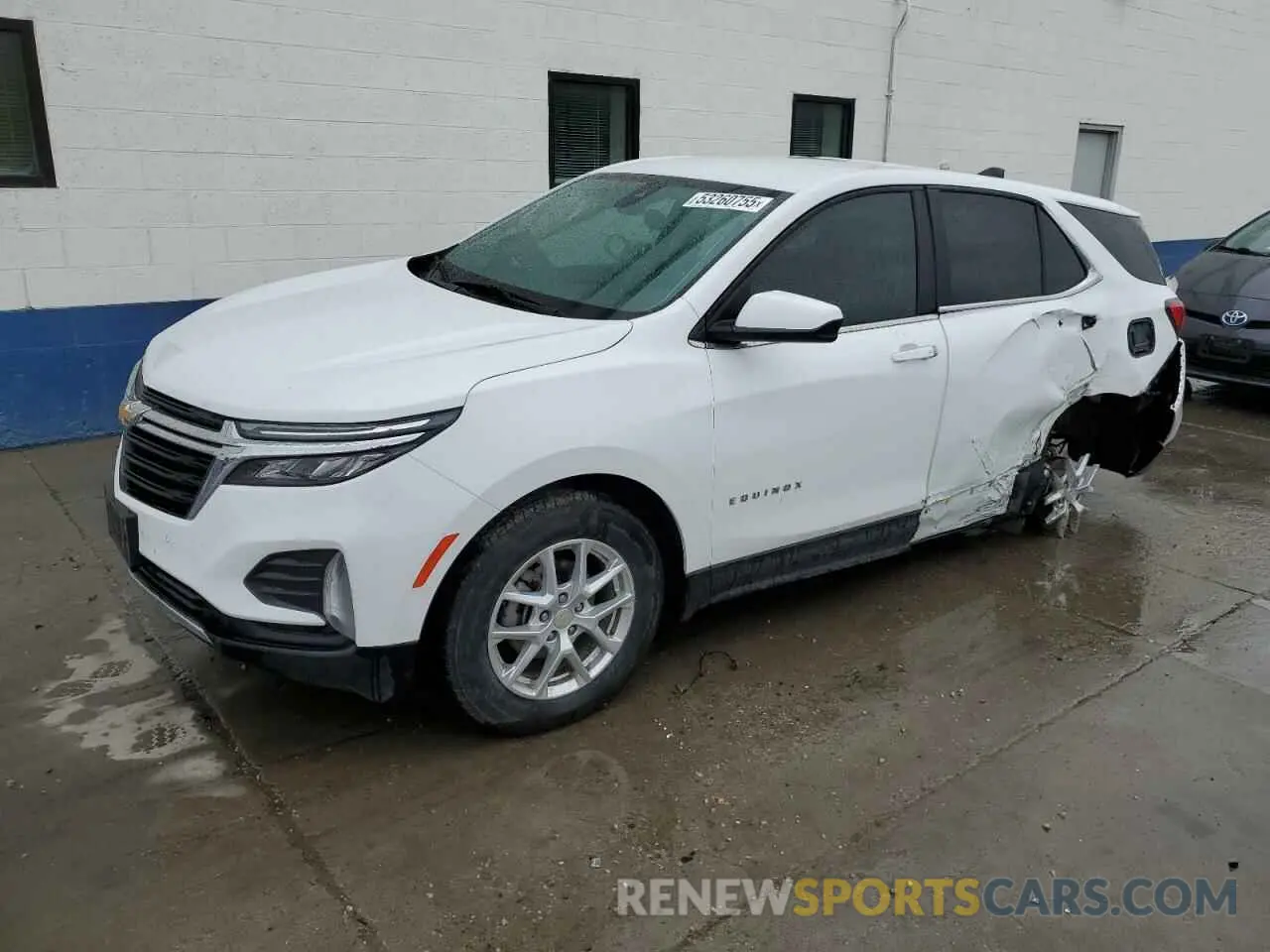 1 Photograph of a damaged car 3GNAXUEV5NS205638 CHEVROLET EQUINOX 2022