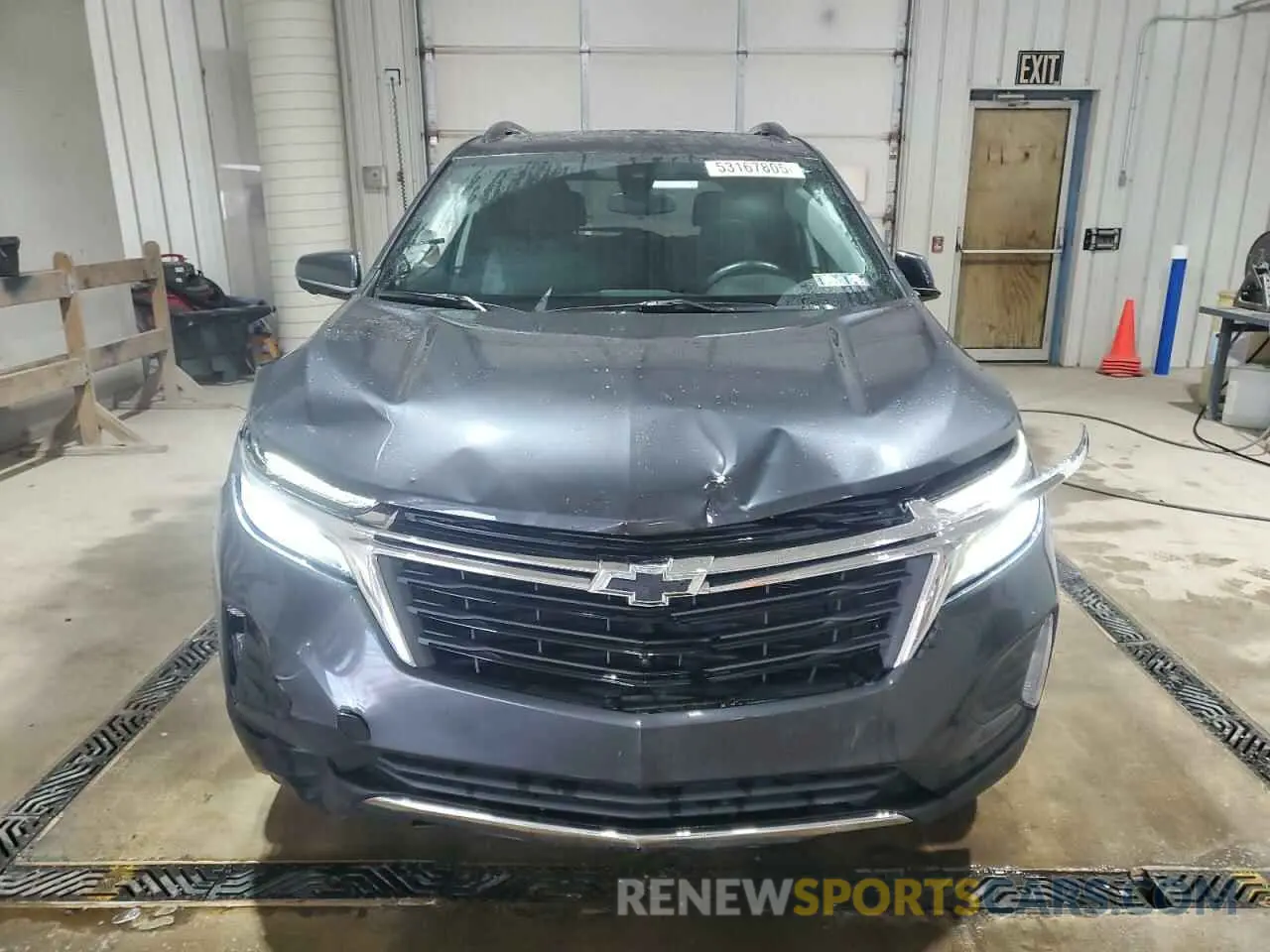 5 Photograph of a damaged car 3GNAXUEV5NS242737 CHEVROLET EQUINOX 2022