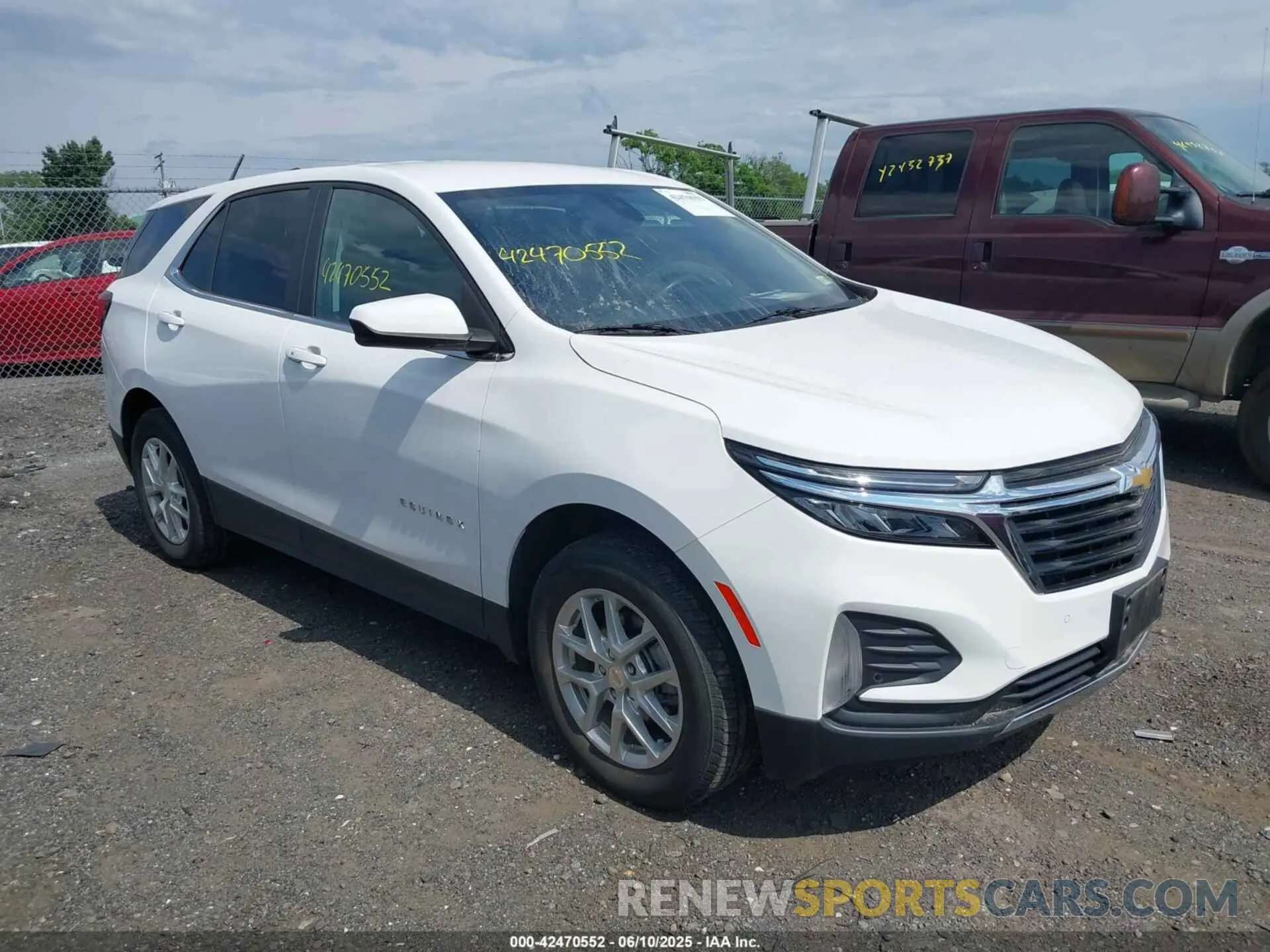 1 Photograph of a damaged car 3GNAXUEV6NL170778 CHEVROLET EQUINOX 2022