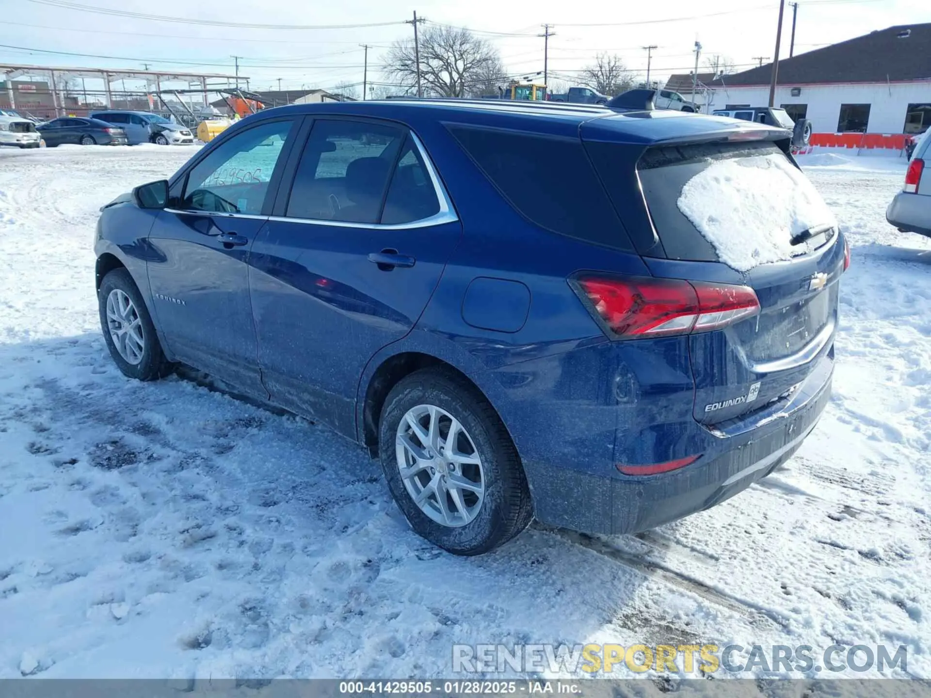 3 Photograph of a damaged car 3GNAXUEV7NL120407 CHEVROLET EQUINOX 2022