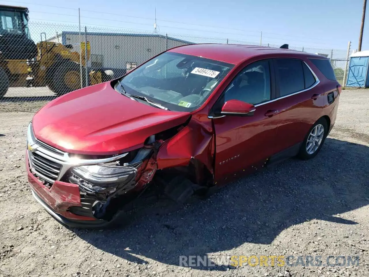 1 Photograph of a damaged car 3GNAXUEV7NL137014 CHEVROLET EQUINOX 2022