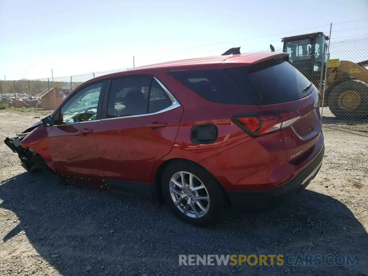 2 Photograph of a damaged car 3GNAXUEV7NL137014 CHEVROLET EQUINOX 2022