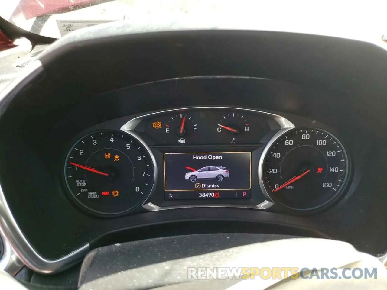 9 Photograph of a damaged car 3GNAXUEV7NL137014 CHEVROLET EQUINOX 2022
