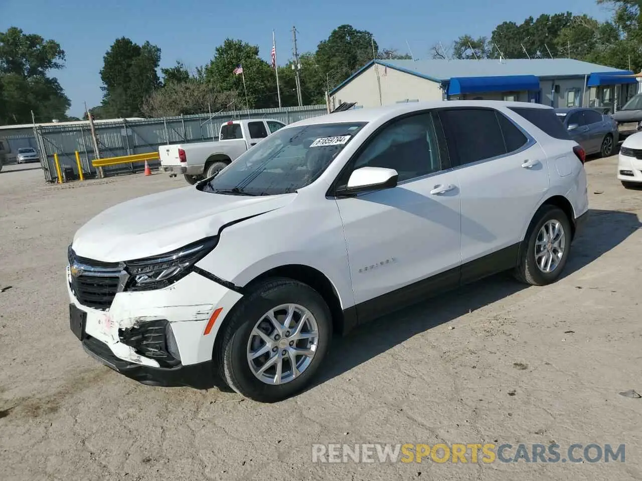 1 Photograph of a damaged car 3GNAXUEV7NL151897 CHEVROLET EQUINOX 2022