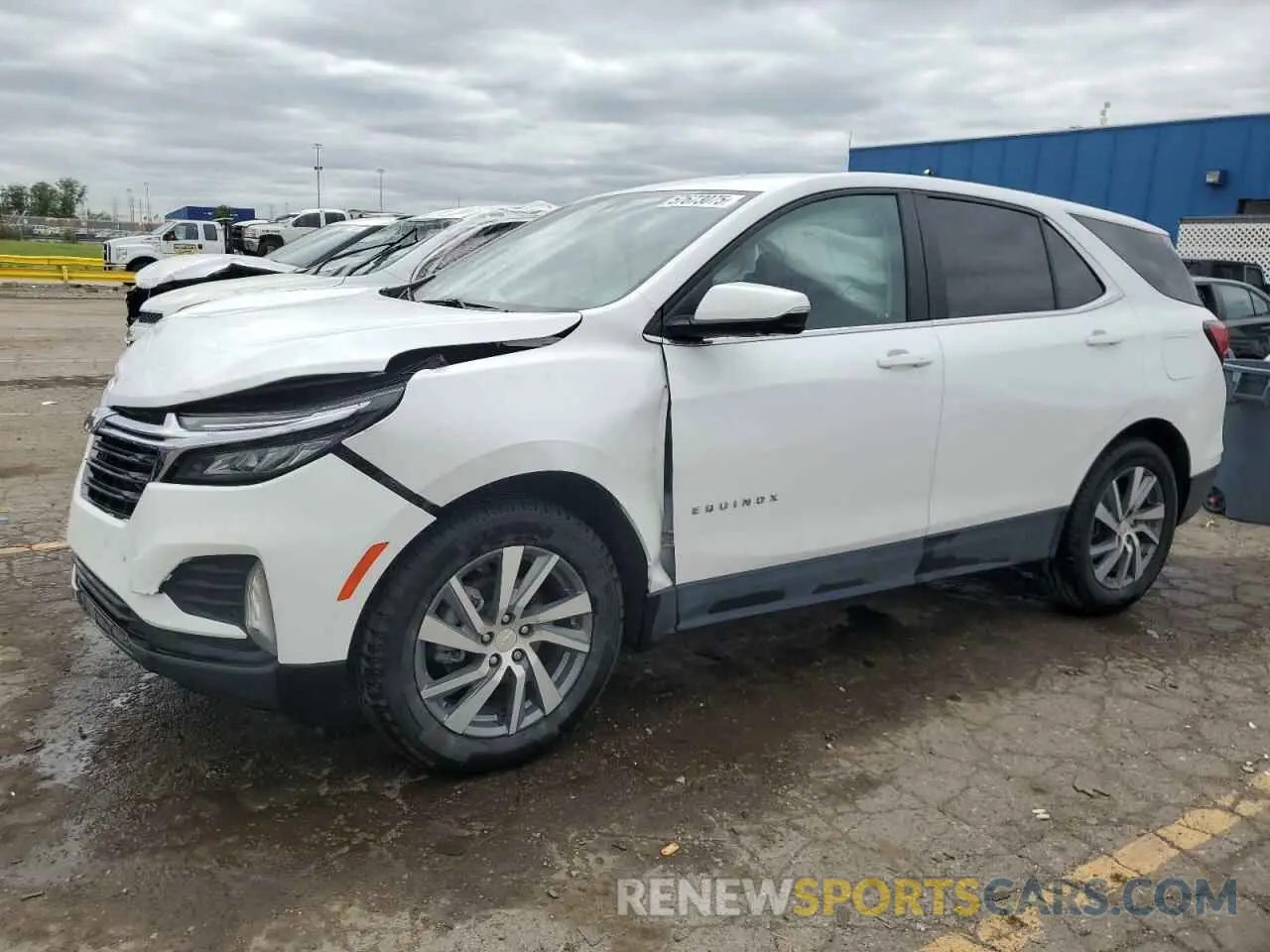 1 Photograph of a damaged car 3GNAXUEV7NL153570 CHEVROLET EQUINOX 2022