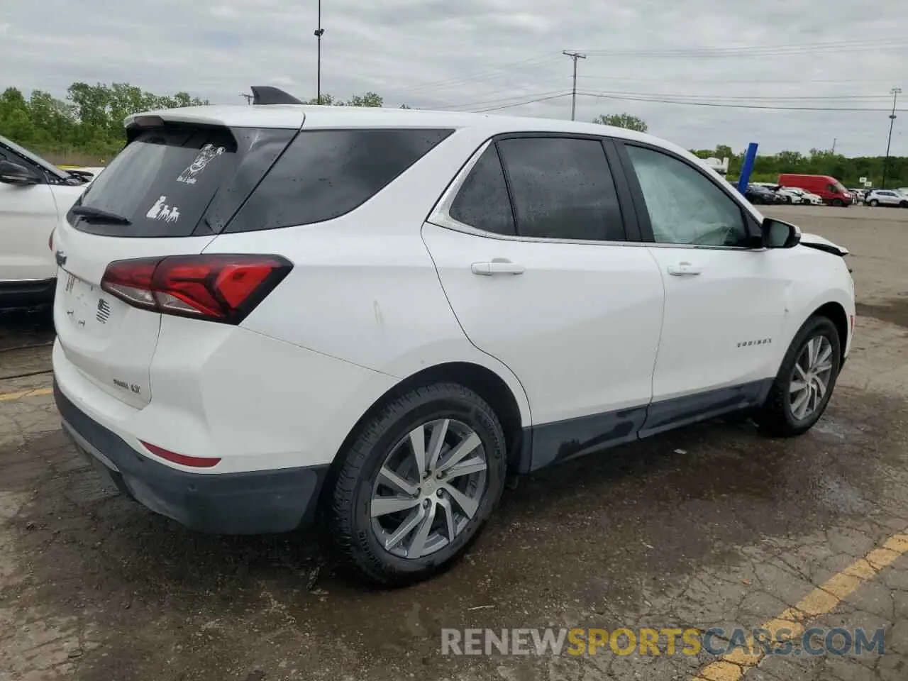 3 Photograph of a damaged car 3GNAXUEV7NL153570 CHEVROLET EQUINOX 2022