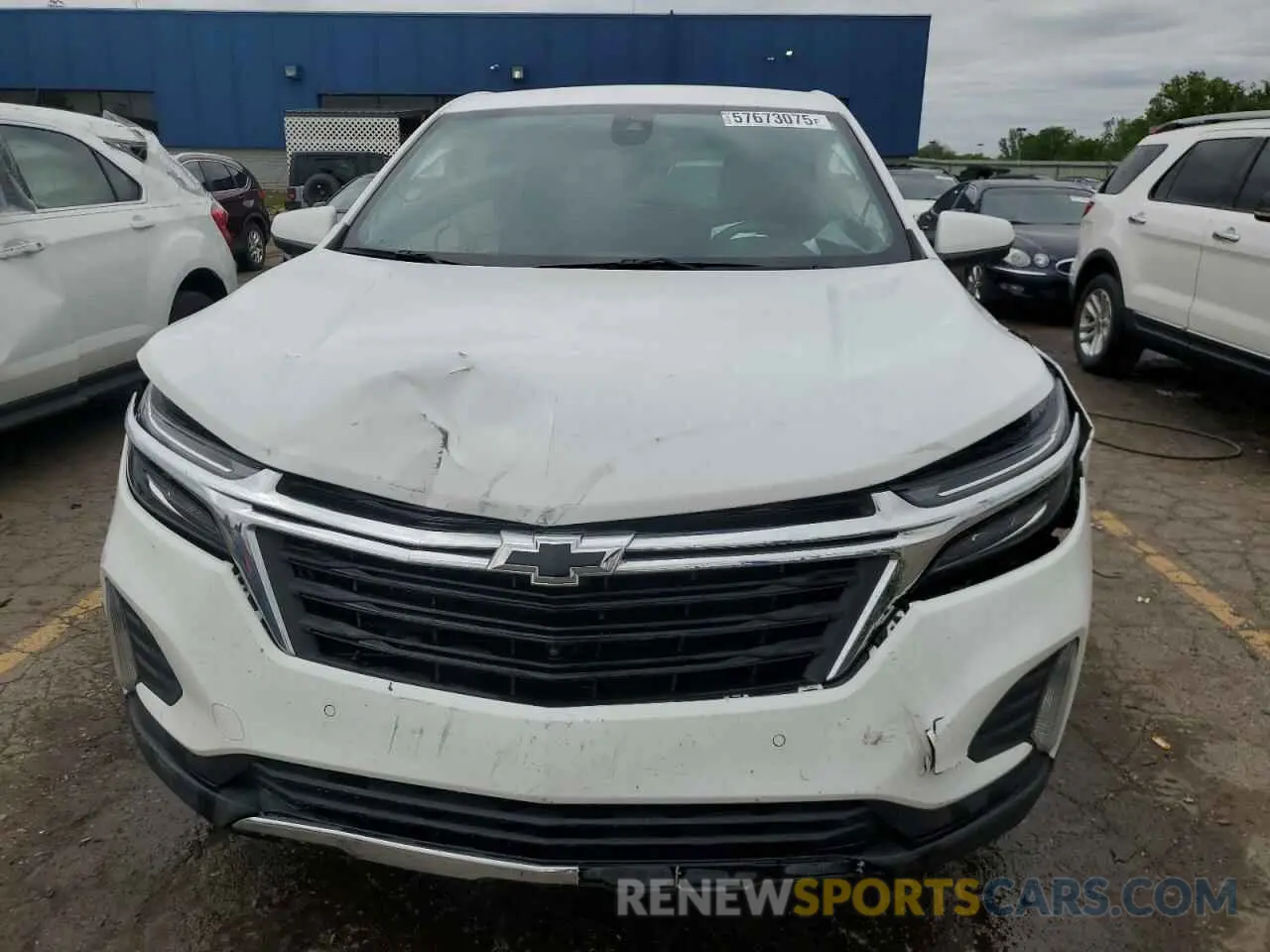 5 Photograph of a damaged car 3GNAXUEV7NL153570 CHEVROLET EQUINOX 2022