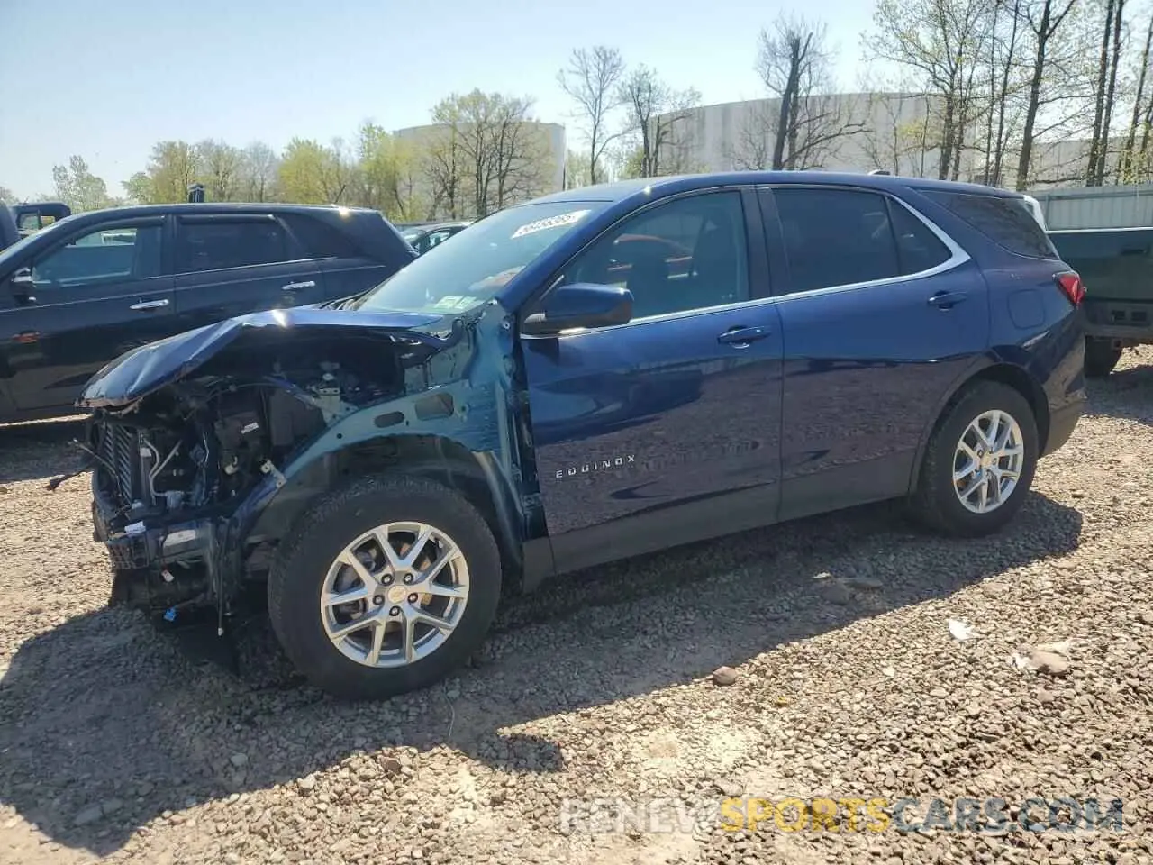 1 Photograph of a damaged car 3GNAXUEV7NL295692 CHEVROLET EQUINOX 2022