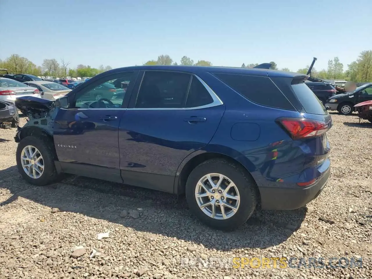 2 Photograph of a damaged car 3GNAXUEV7NL295692 CHEVROLET EQUINOX 2022