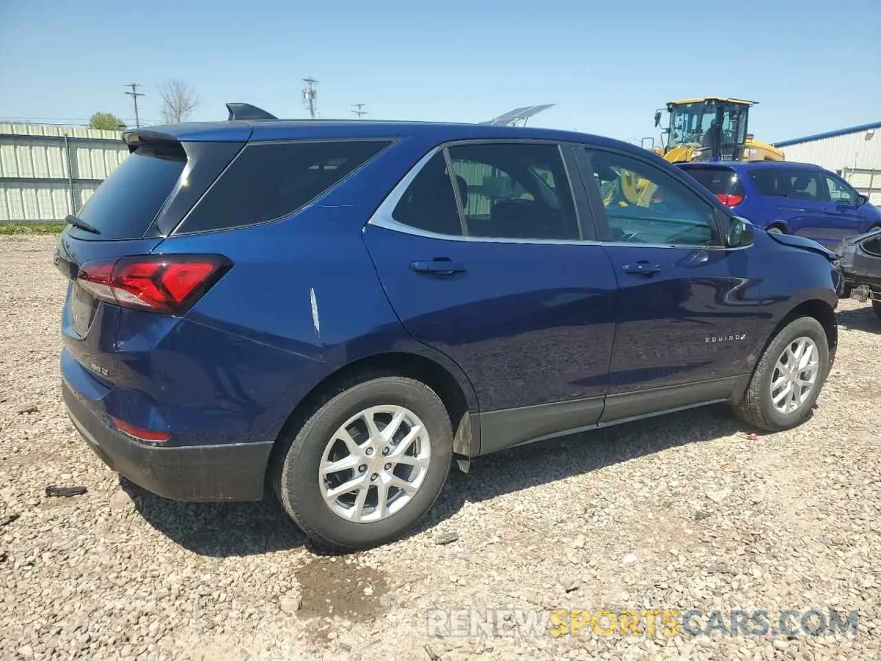 3 Photograph of a damaged car 3GNAXUEV7NL295692 CHEVROLET EQUINOX 2022