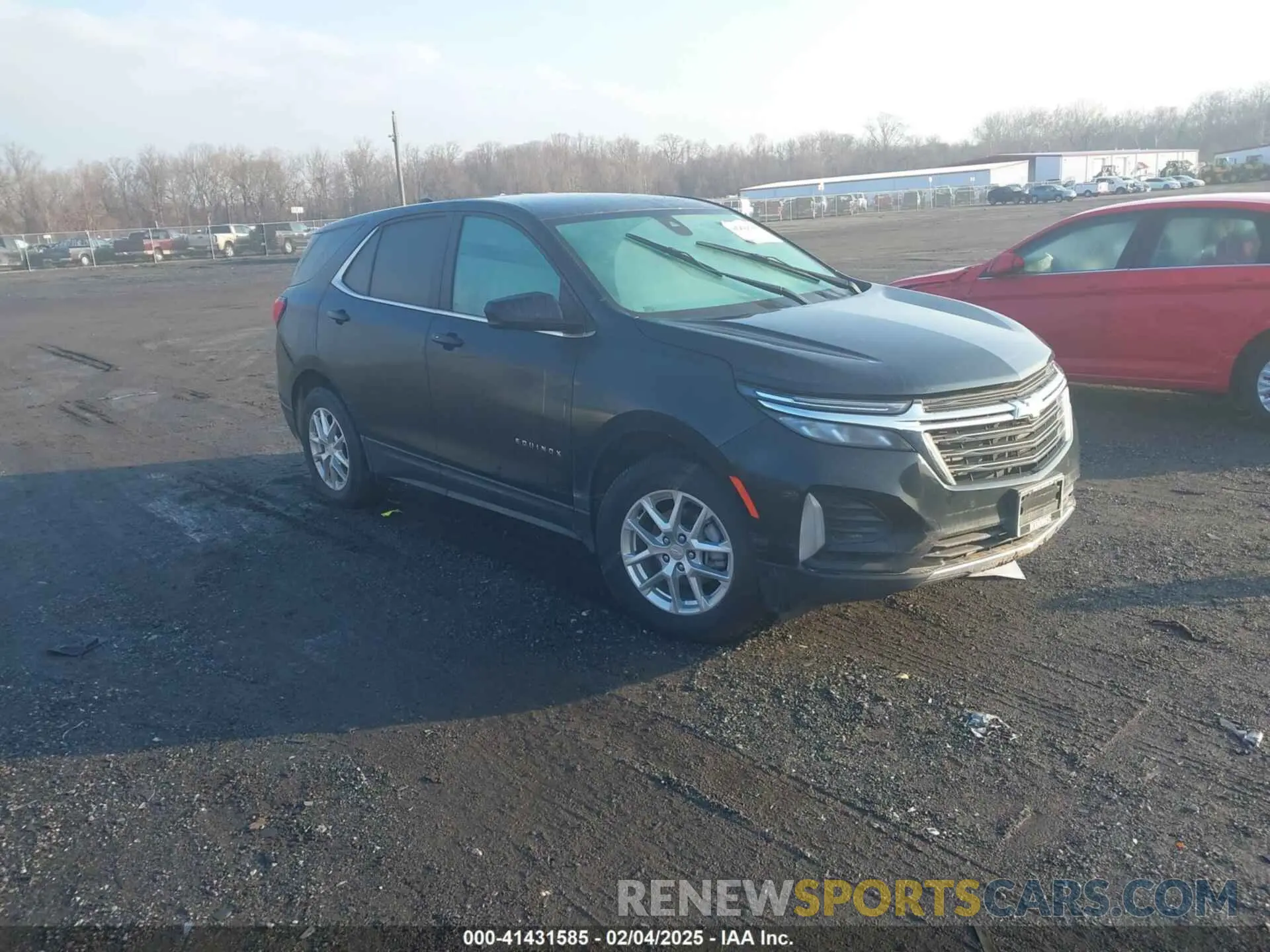 1 Photograph of a damaged car 3GNAXUEV8NL221293 CHEVROLET EQUINOX 2022