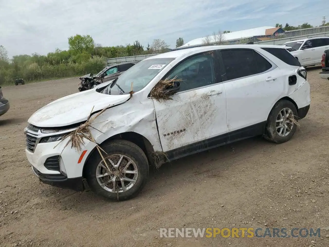 1 Photograph of a damaged car 3GNAXUEV8NL229264 CHEVROLET EQUINOX 2022