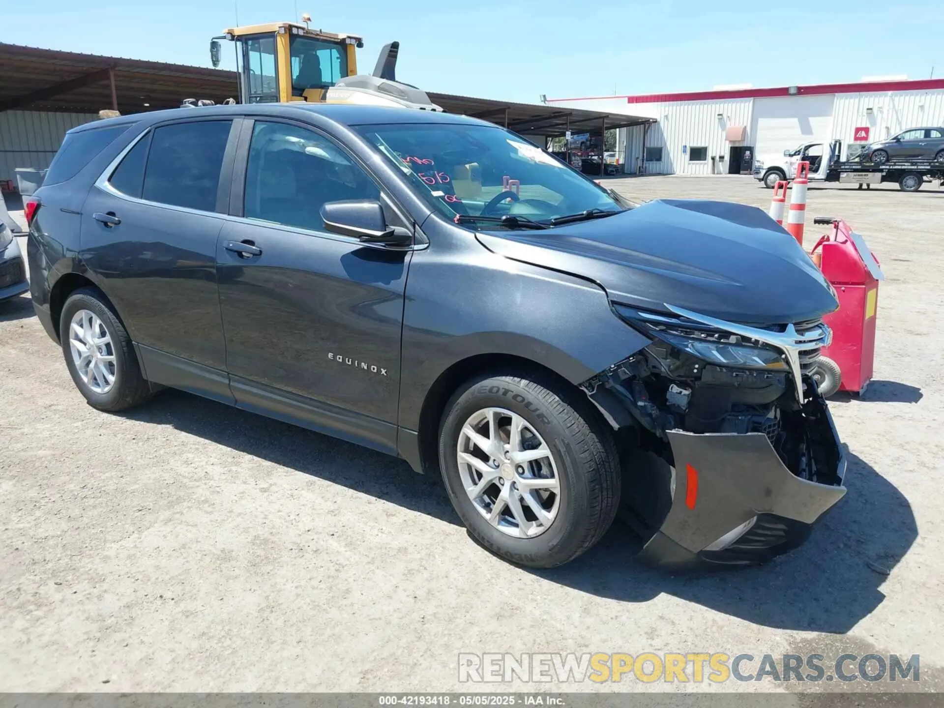 1 Photograph of a damaged car 3GNAXUEV8NS182016 CHEVROLET EQUINOX 2022