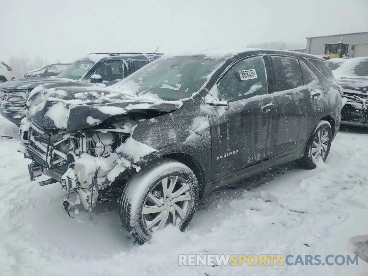 1 Photograph of a damaged car 3GNAXUEV8NS209523 CHEVROLET EQUINOX 2022