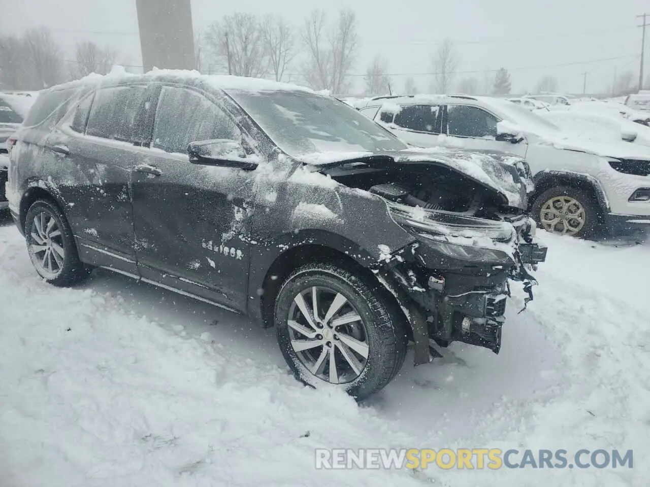 4 Photograph of a damaged car 3GNAXUEV8NS209523 CHEVROLET EQUINOX 2022