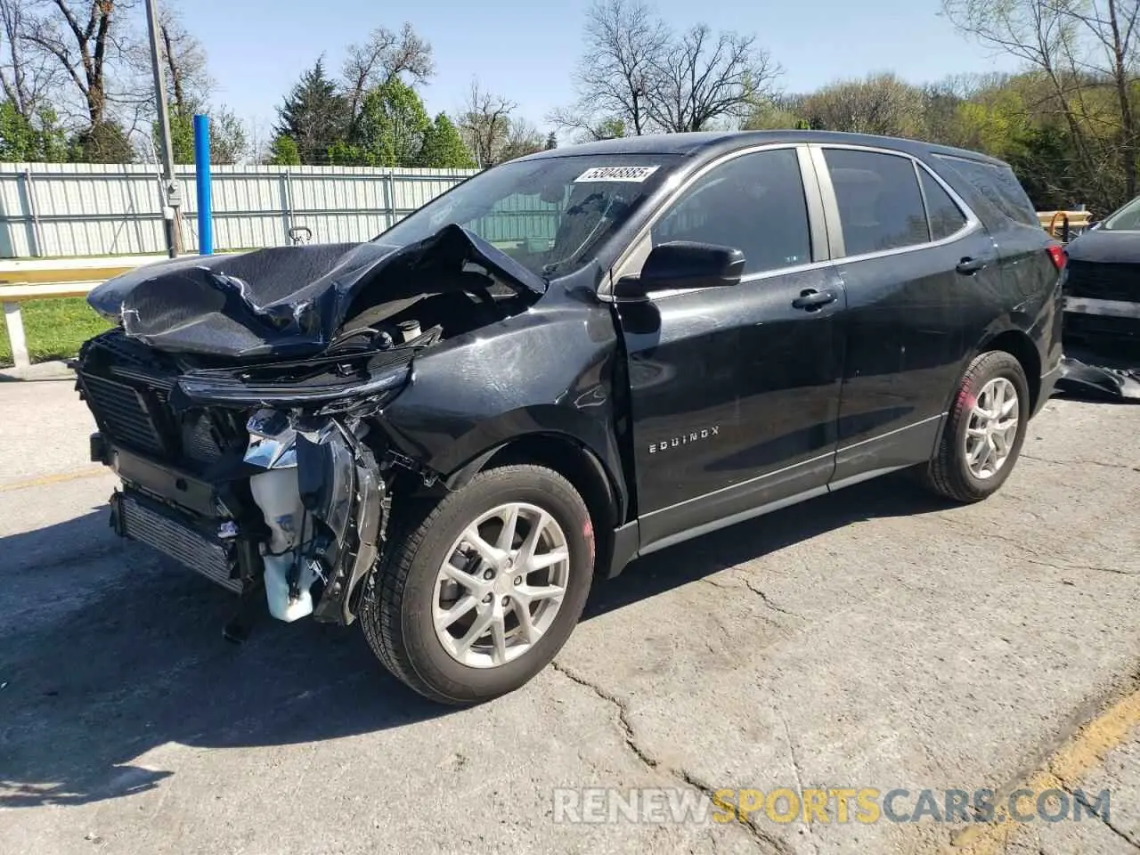 1 Photograph of a damaged car 3GNAXUEV9NL109974 CHEVROLET EQUINOX 2022