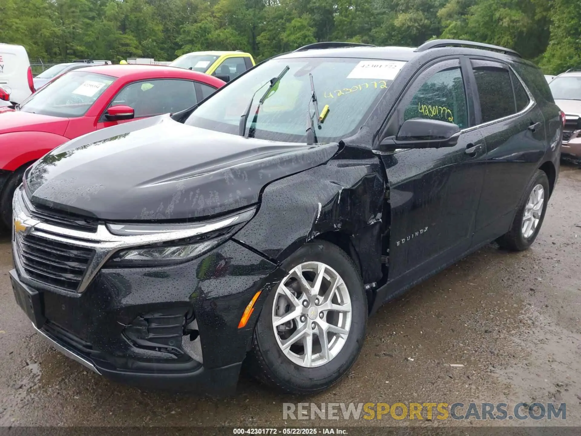 2 Photograph of a damaged car 3GNAXUEV9NL110154 CHEVROLET EQUINOX 2022