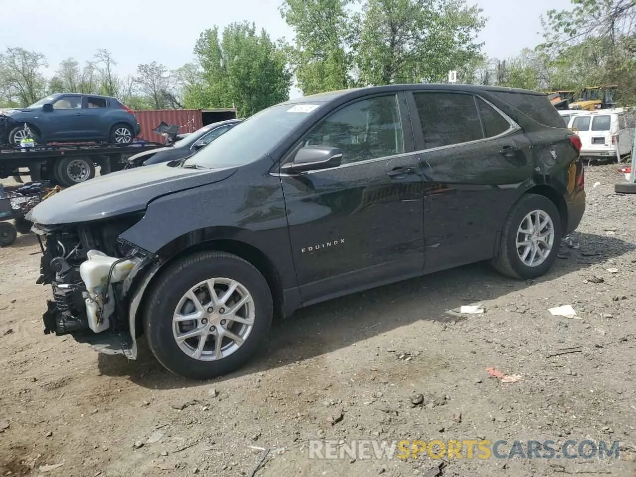 1 Photograph of a damaged car 3GNAXUEV9NL153134 CHEVROLET EQUINOX 2022