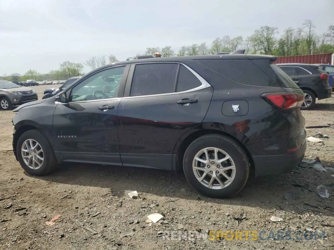 2 Photograph of a damaged car 3GNAXUEV9NL153134 CHEVROLET EQUINOX 2022