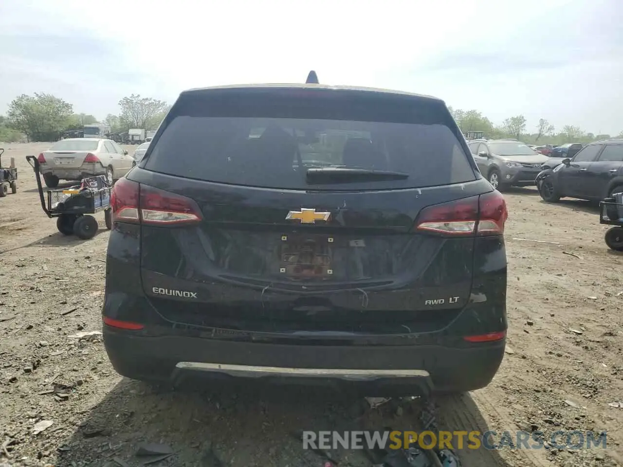 6 Photograph of a damaged car 3GNAXUEV9NL153134 CHEVROLET EQUINOX 2022