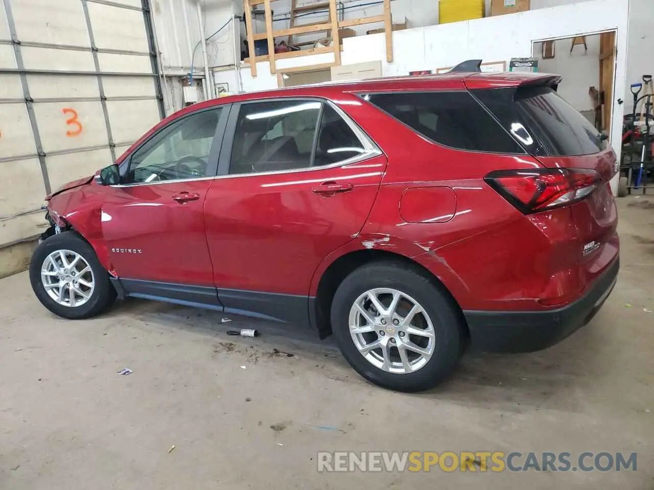 2 Photograph of a damaged car 3GNAXUEV9NL186098 CHEVROLET EQUINOX 2022