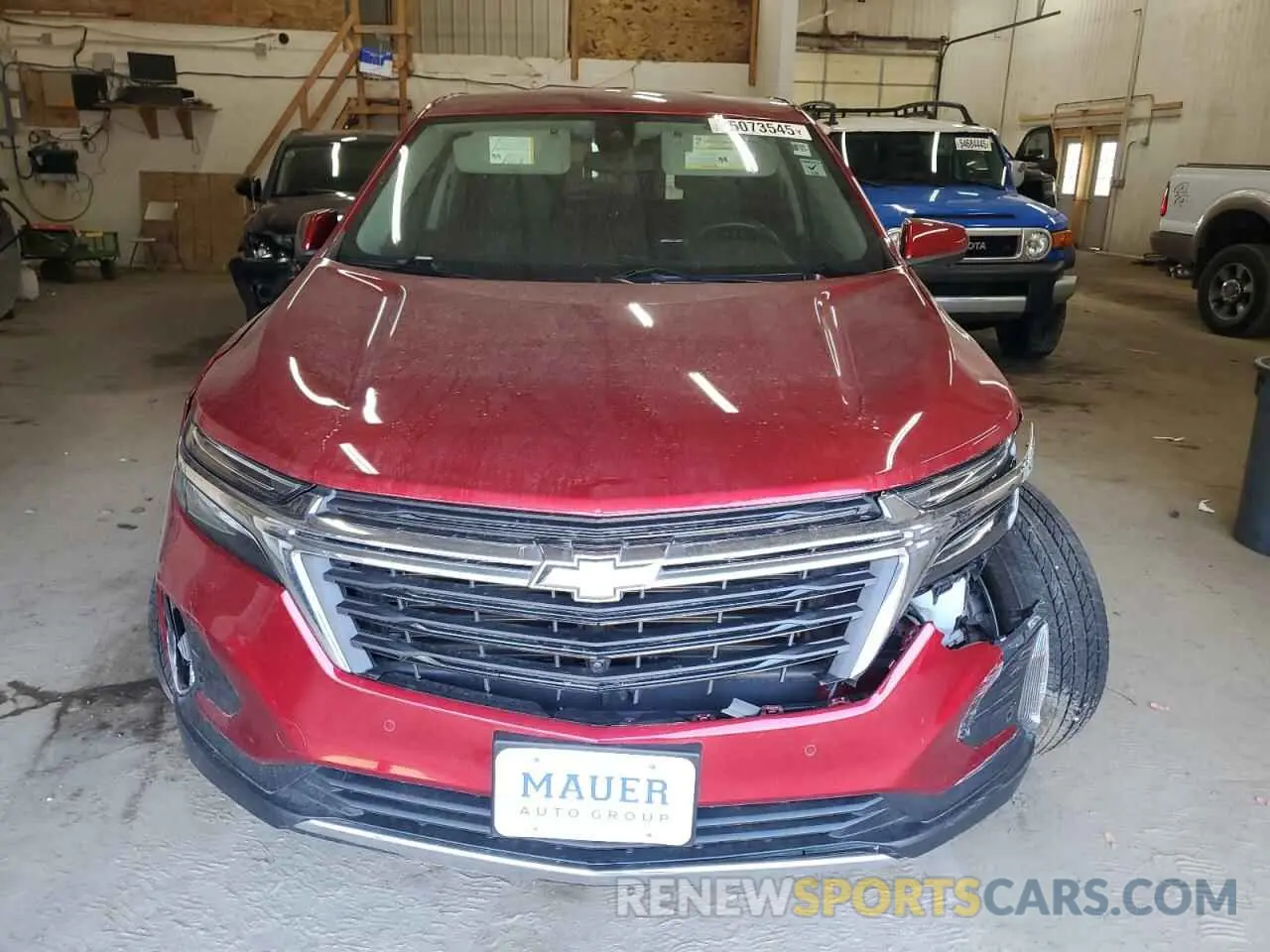 5 Photograph of a damaged car 3GNAXUEV9NL186098 CHEVROLET EQUINOX 2022