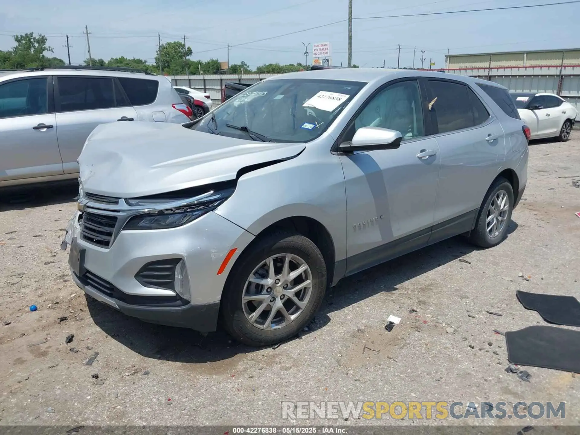 2 Photograph of a damaged car 3GNAXUEV9NL190703 CHEVROLET EQUINOX 2022