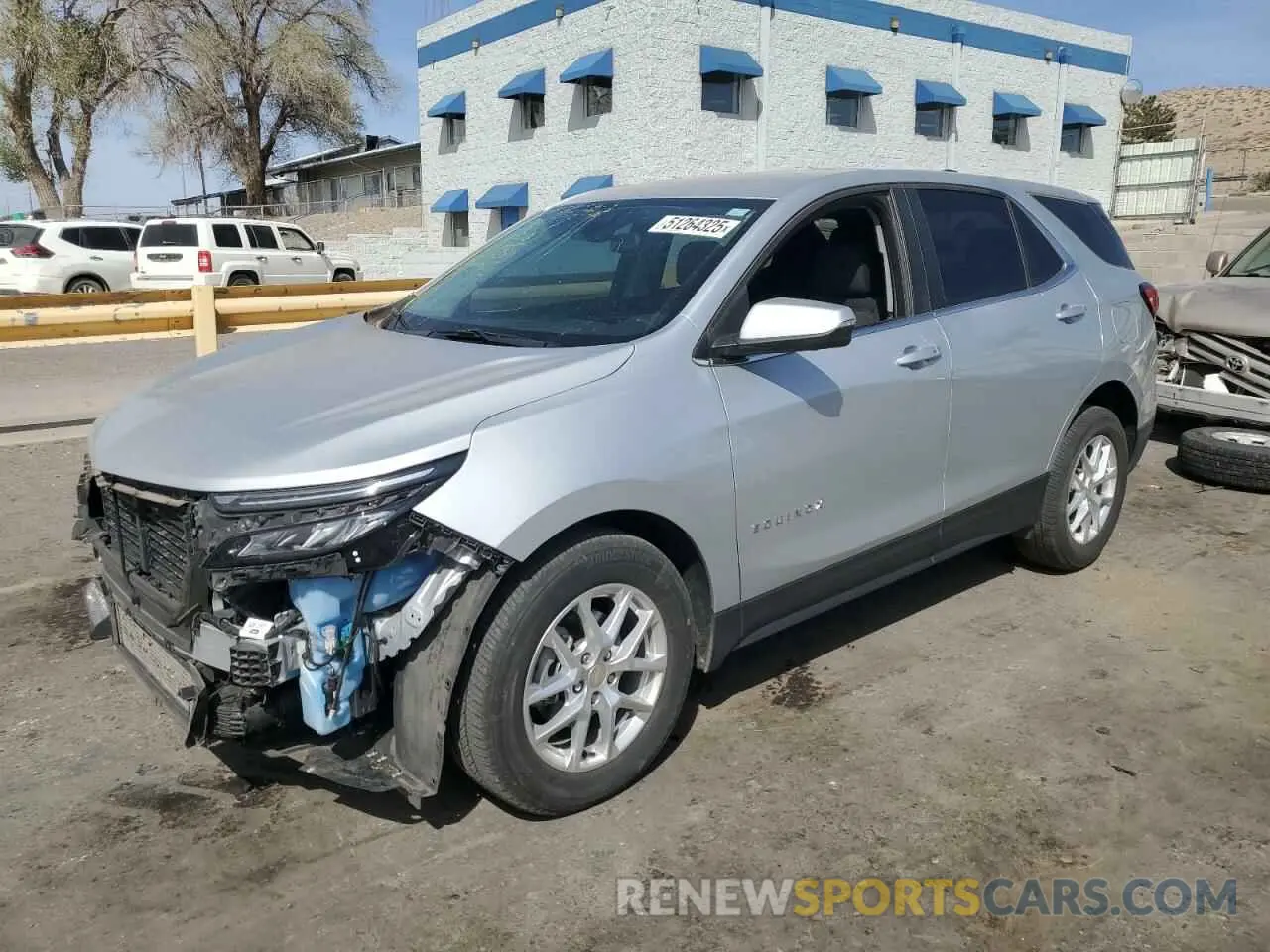 1 Photograph of a damaged car 3GNAXUEV9NL221805 CHEVROLET EQUINOX 2022