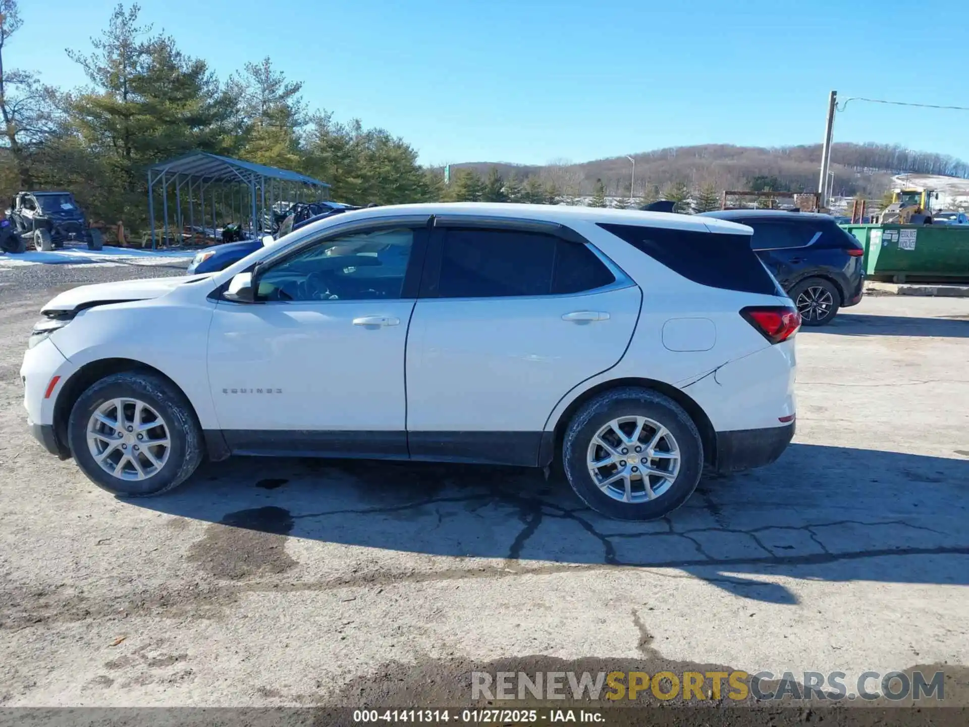 14 Photograph of a damaged car 3GNAXUEV9NL235686 CHEVROLET EQUINOX 2022