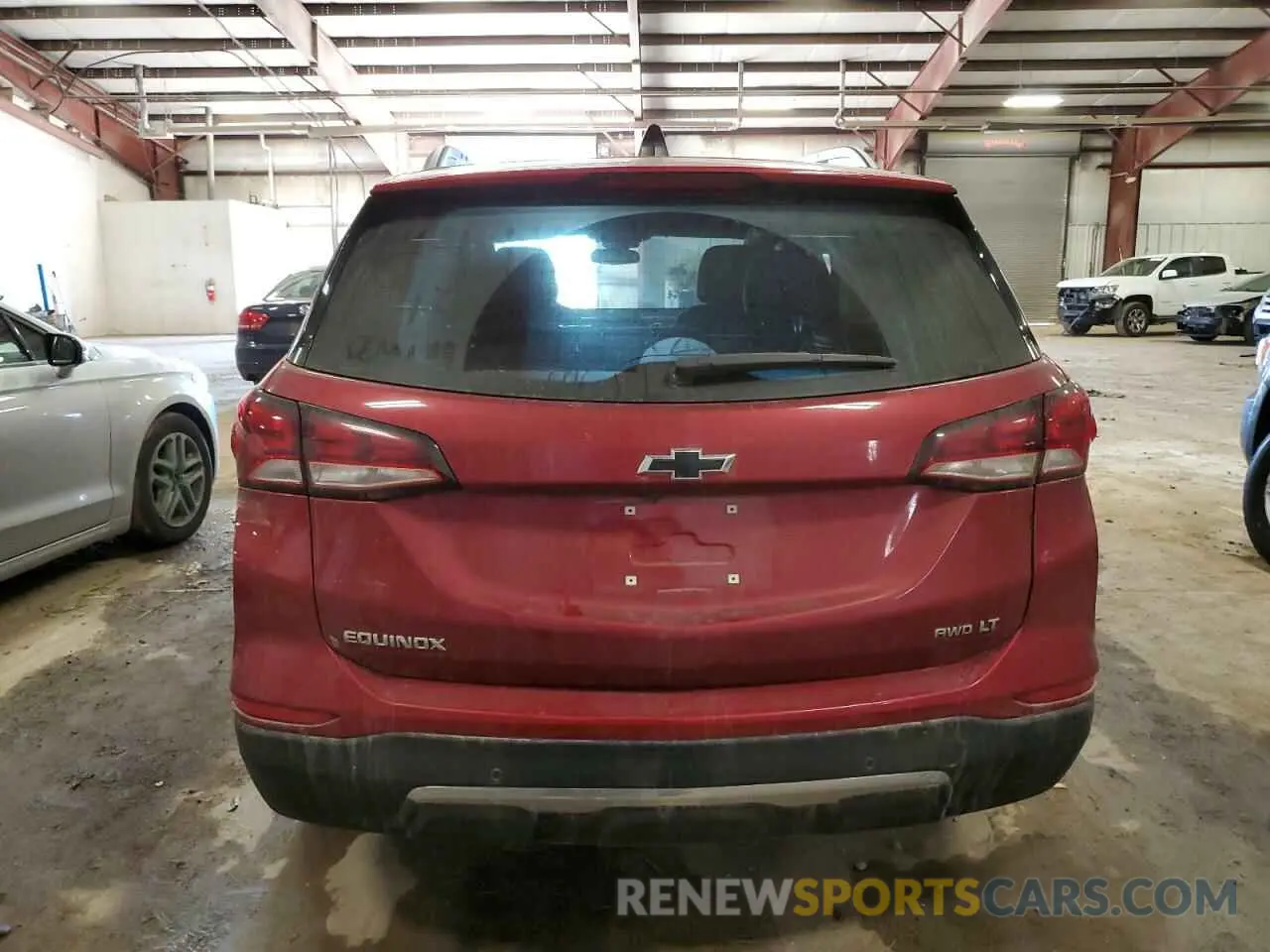 6 Photograph of a damaged car 3GNAXUEVXNL117646 CHEVROLET EQUINOX 2022