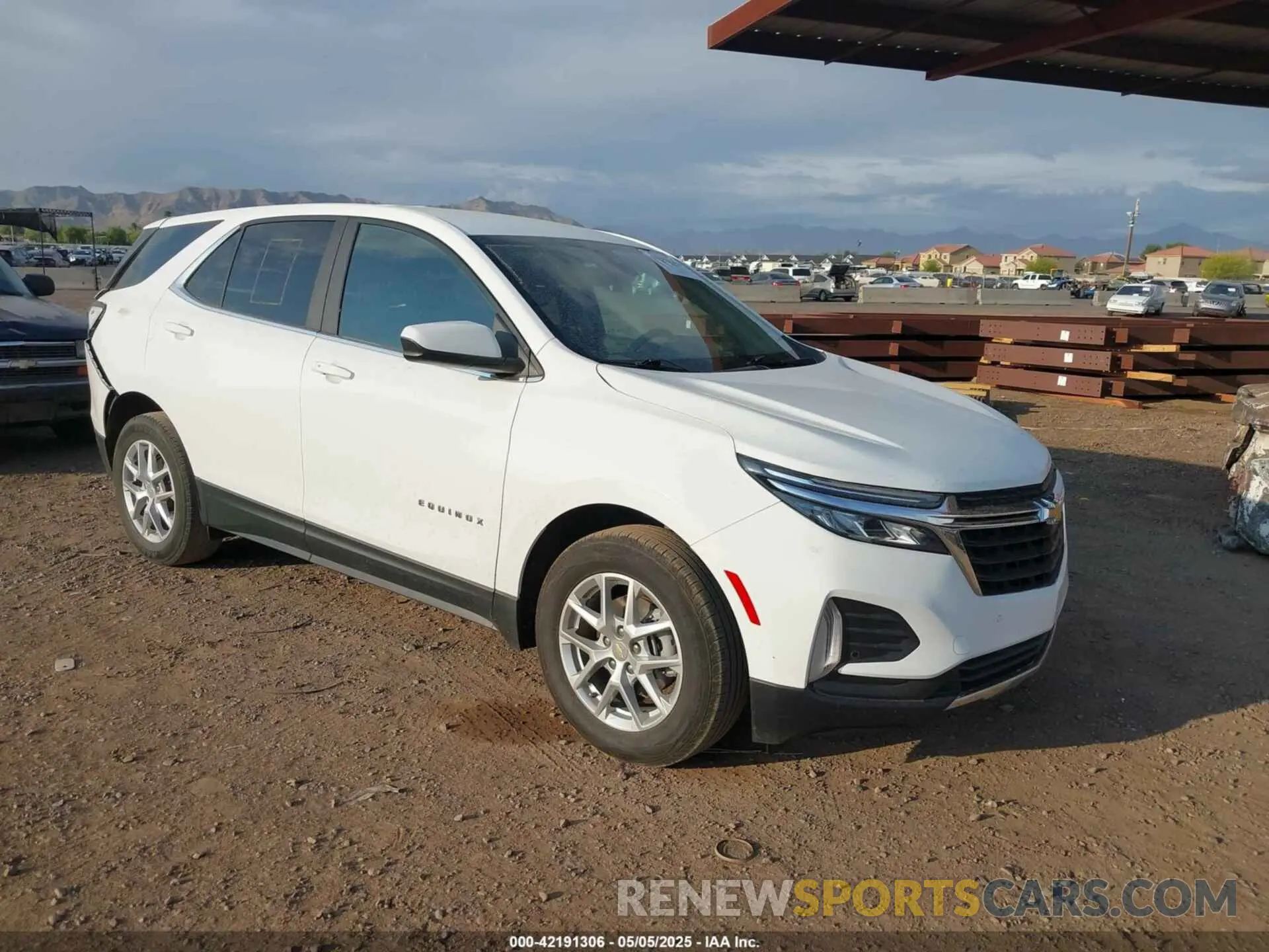 1 Photograph of a damaged car 3GNAXUEVXNL208349 CHEVROLET EQUINOX 2022