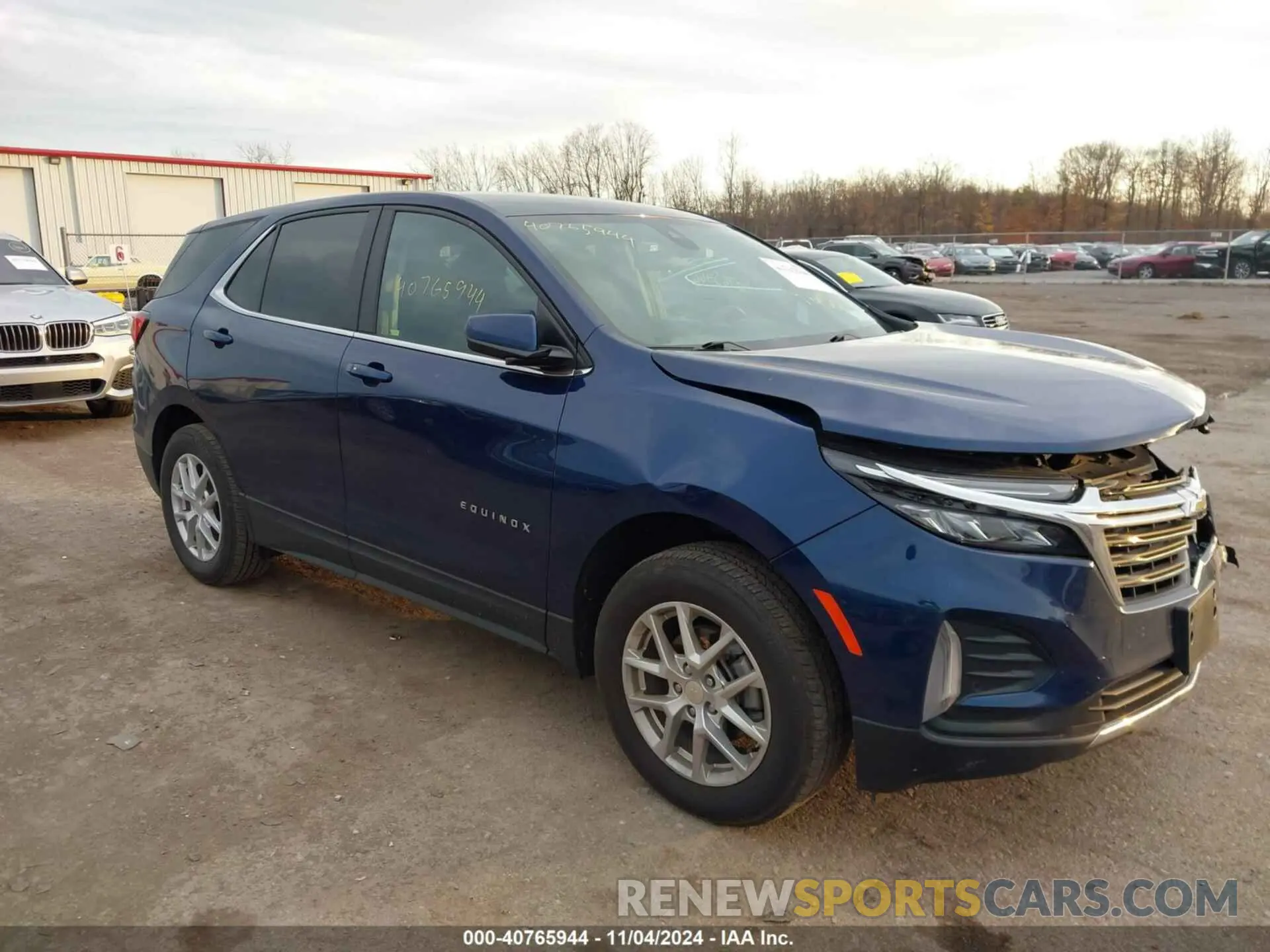 1 Photograph of a damaged car 3GNAXUEVXNL231534 CHEVROLET EQUINOX 2022