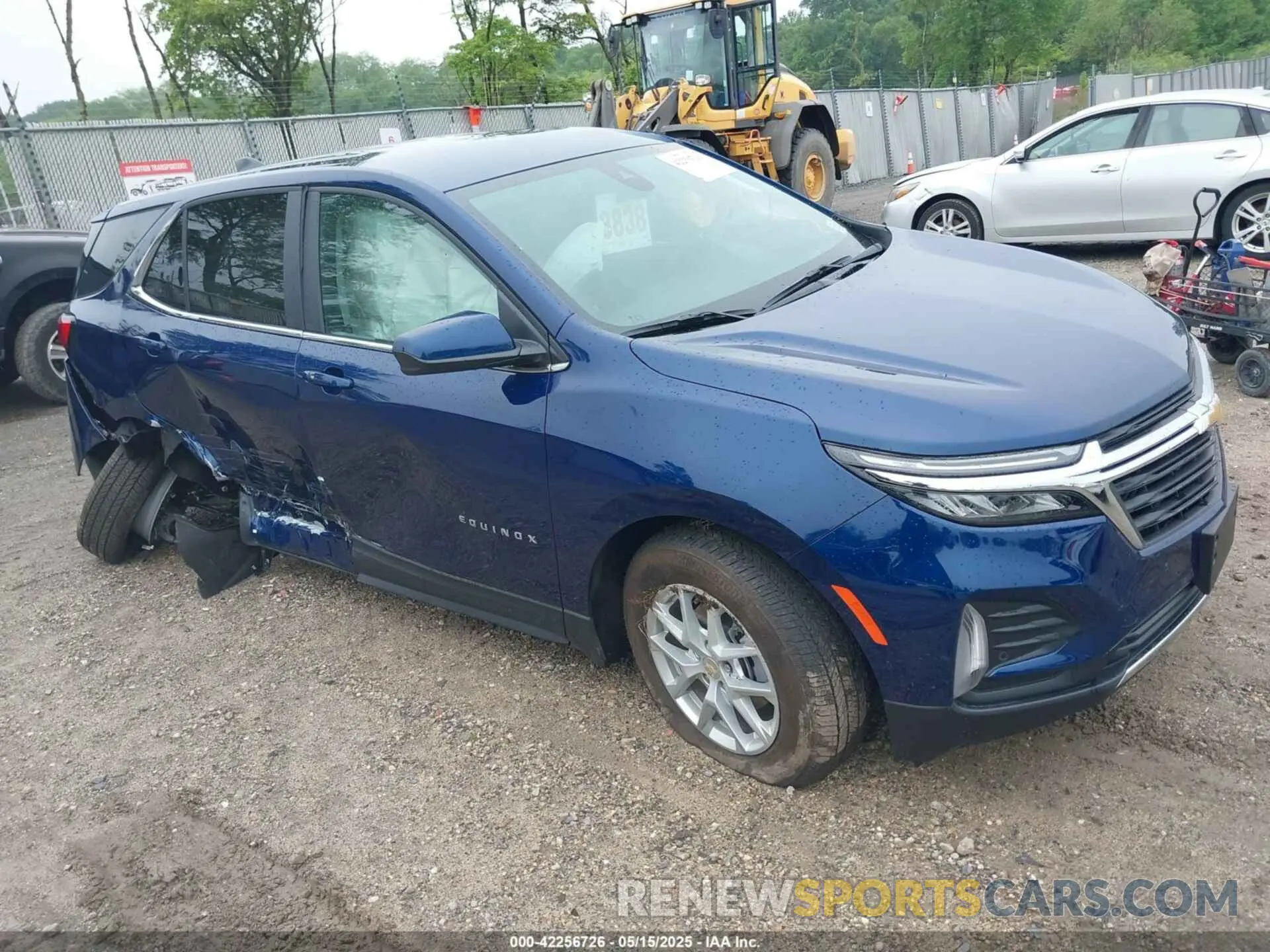 1 Photograph of a damaged car 3GNAXUEVXNL313294 CHEVROLET EQUINOX 2022