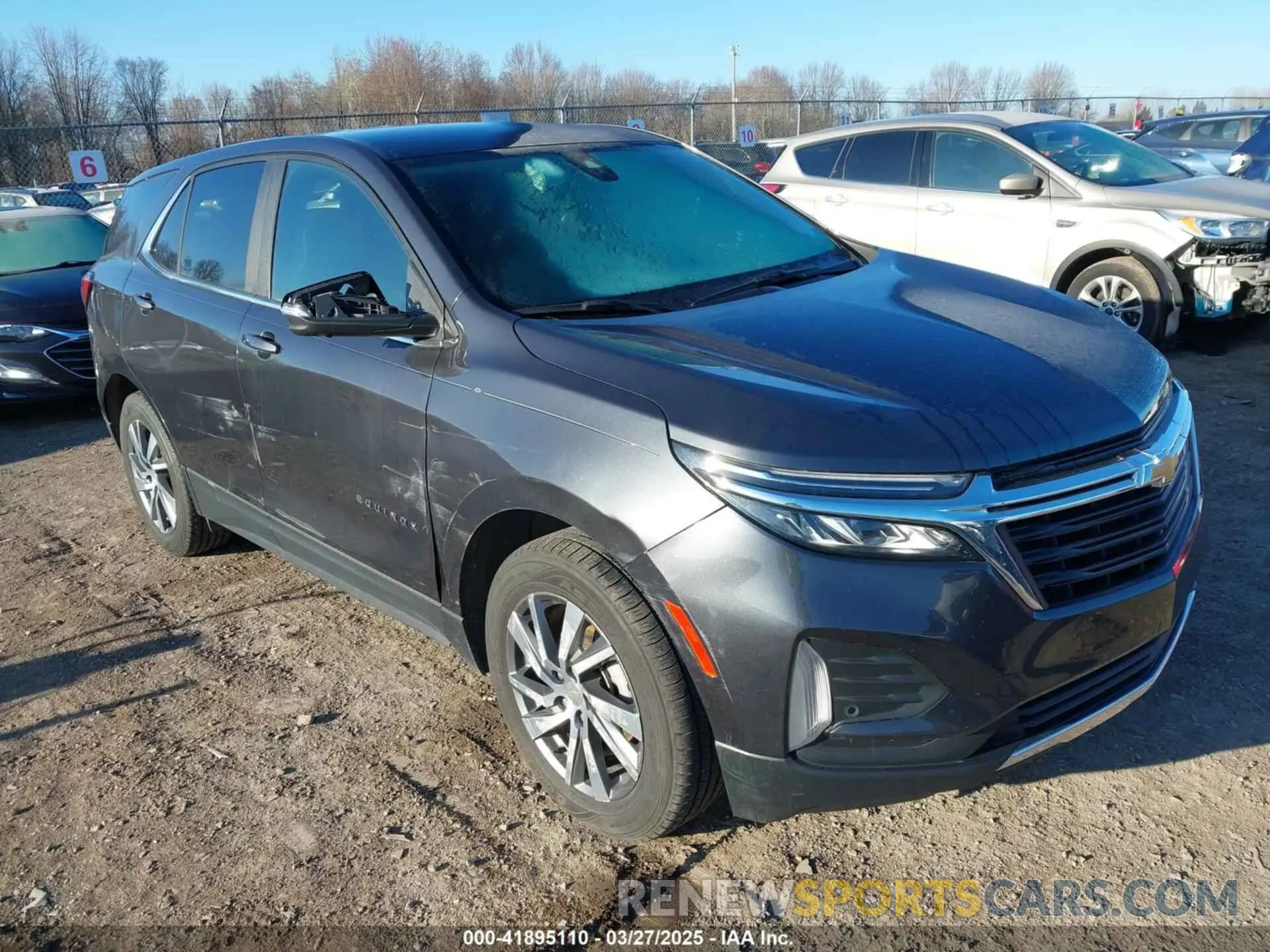 1 Photograph of a damaged car 3GNAXUEVXNS233564 CHEVROLET EQUINOX 2022