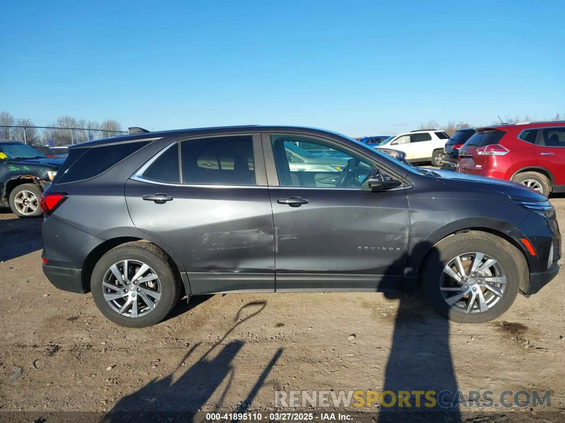 13 Photograph of a damaged car 3GNAXUEVXNS233564 CHEVROLET EQUINOX 2022
