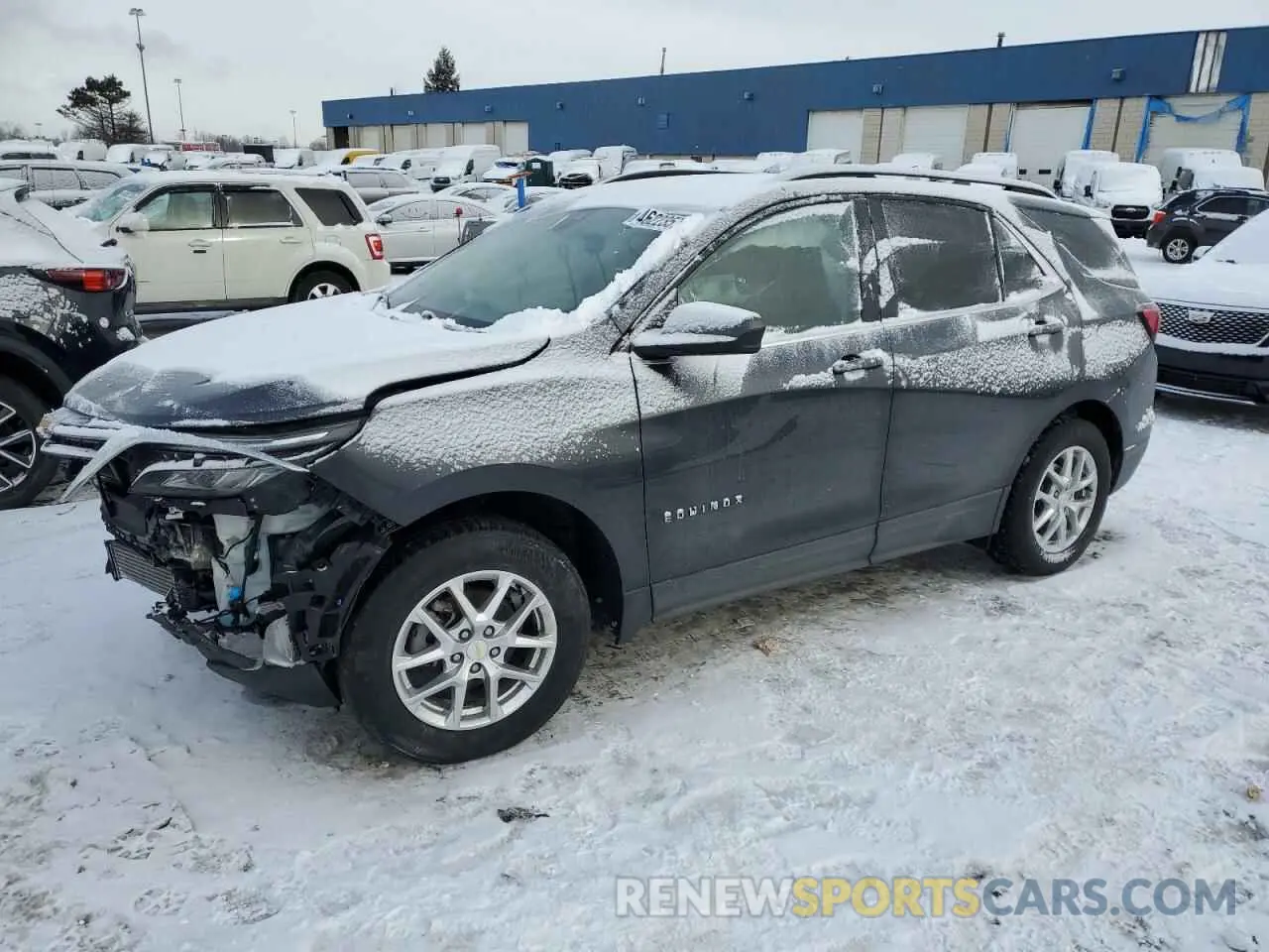 1 Photograph of a damaged car 3GNAXUEVXNS246413 CHEVROLET EQUINOX 2022