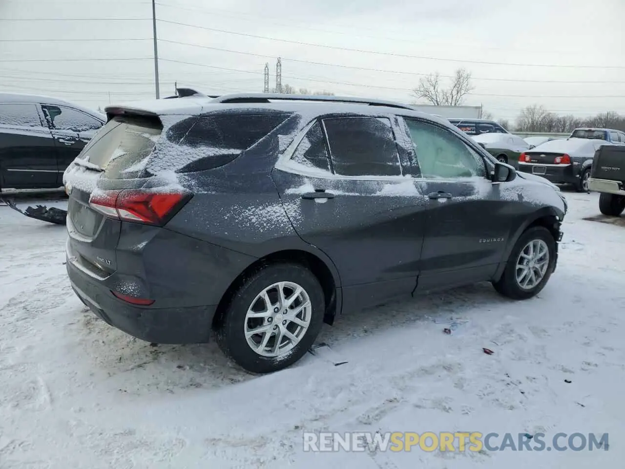 3 Photograph of a damaged car 3GNAXUEVXNS246413 CHEVROLET EQUINOX 2022
