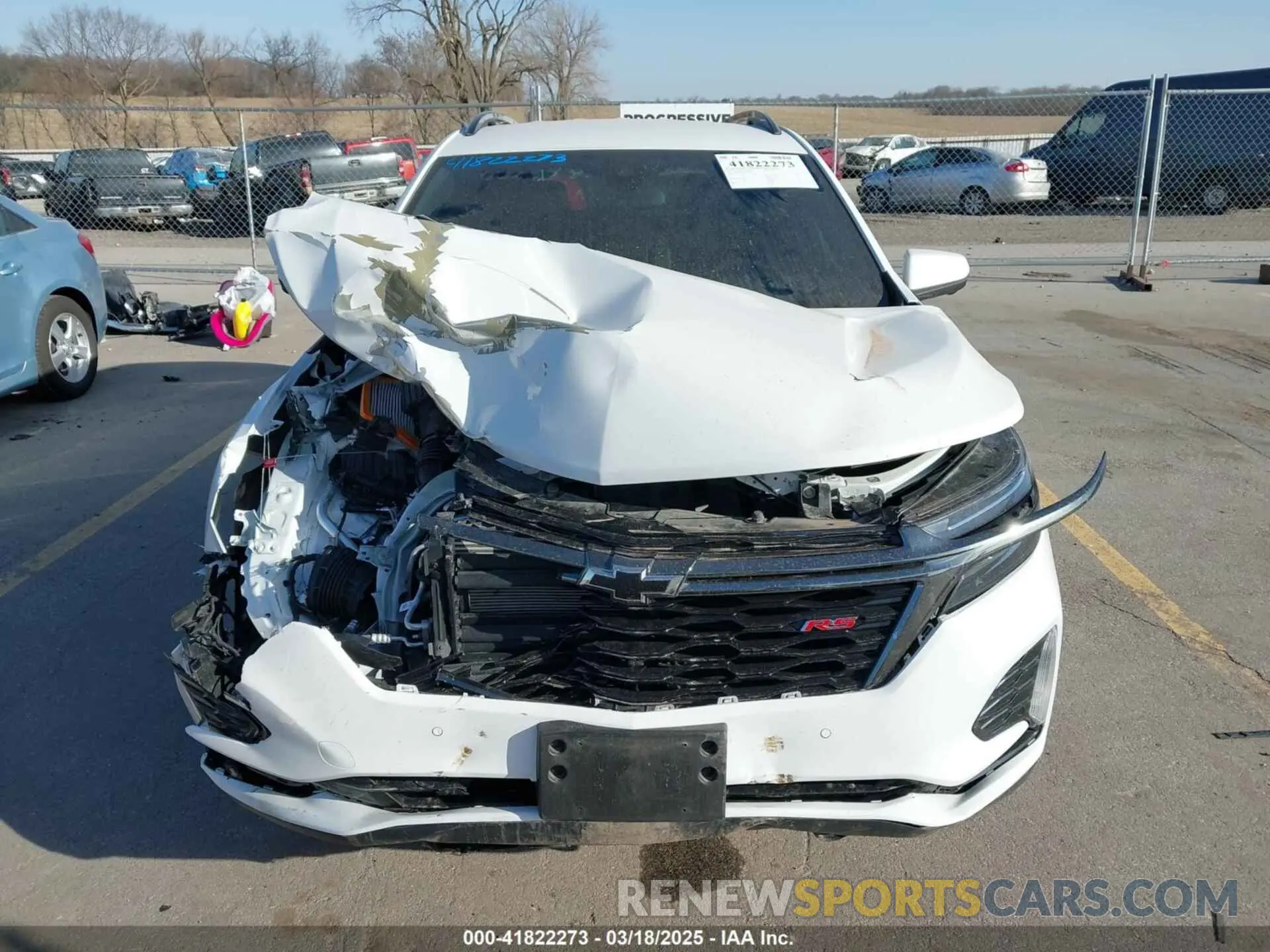 12 Photograph of a damaged car 3GNAXWEV1NS100493 CHEVROLET EQUINOX 2022