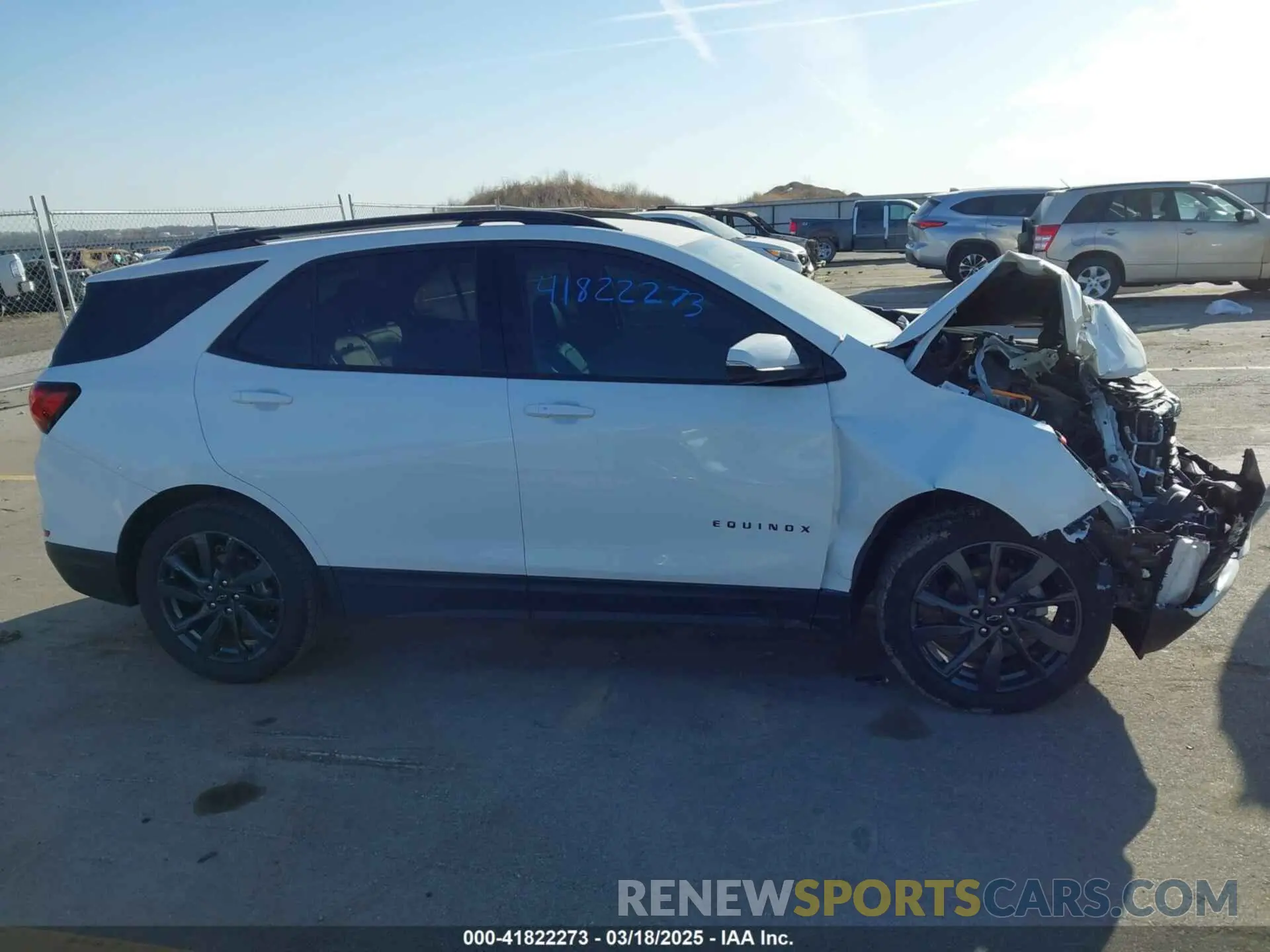 13 Photograph of a damaged car 3GNAXWEV1NS100493 CHEVROLET EQUINOX 2022