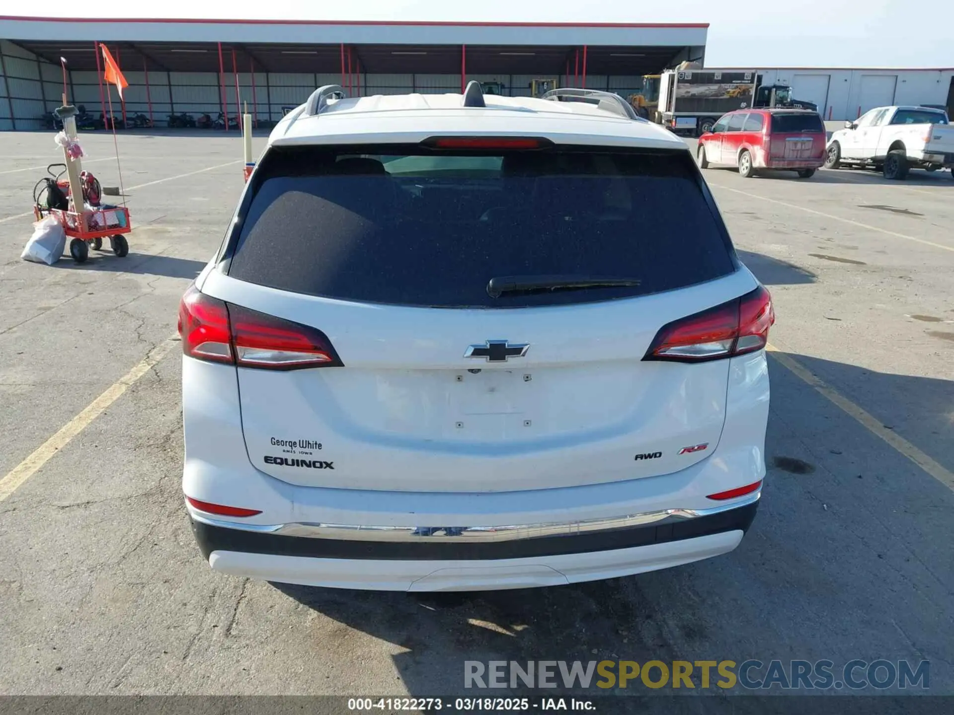 16 Photograph of a damaged car 3GNAXWEV1NS100493 CHEVROLET EQUINOX 2022