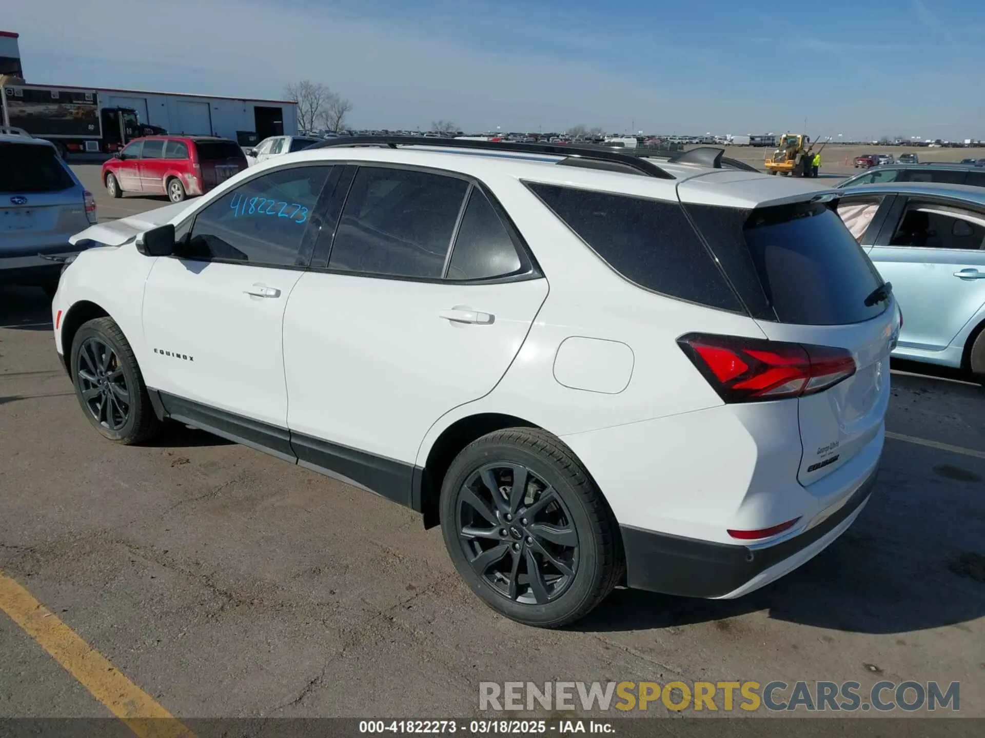 3 Photograph of a damaged car 3GNAXWEV1NS100493 CHEVROLET EQUINOX 2022
