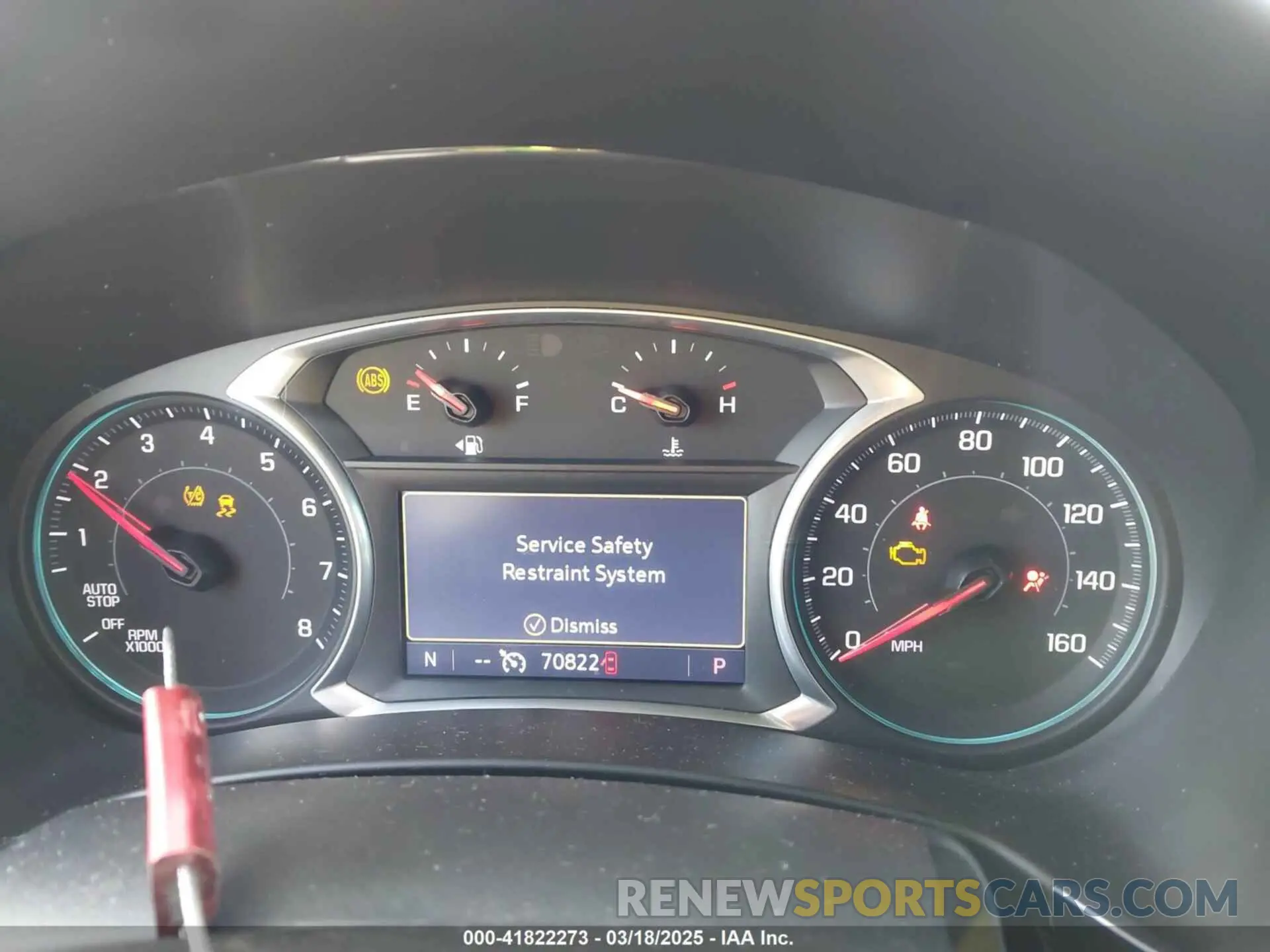 7 Photograph of a damaged car 3GNAXWEV1NS100493 CHEVROLET EQUINOX 2022