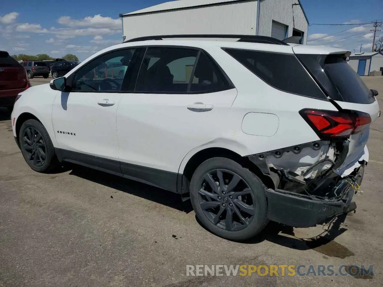 2 Photograph of a damaged car 3GNAXWEV5NS113344 CHEVROLET EQUINOX 2022