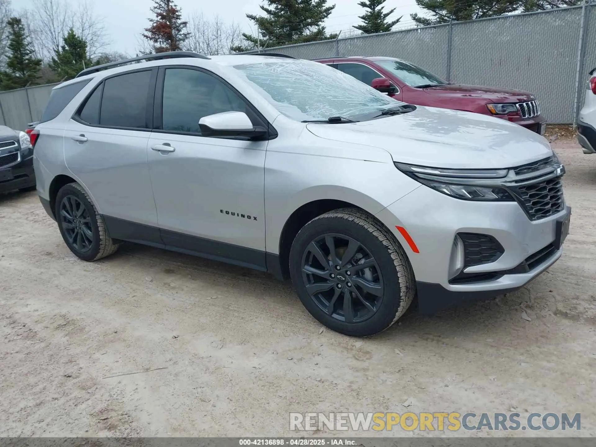 1 Photograph of a damaged car 3GNAXWEV8NS100507 CHEVROLET EQUINOX 2022