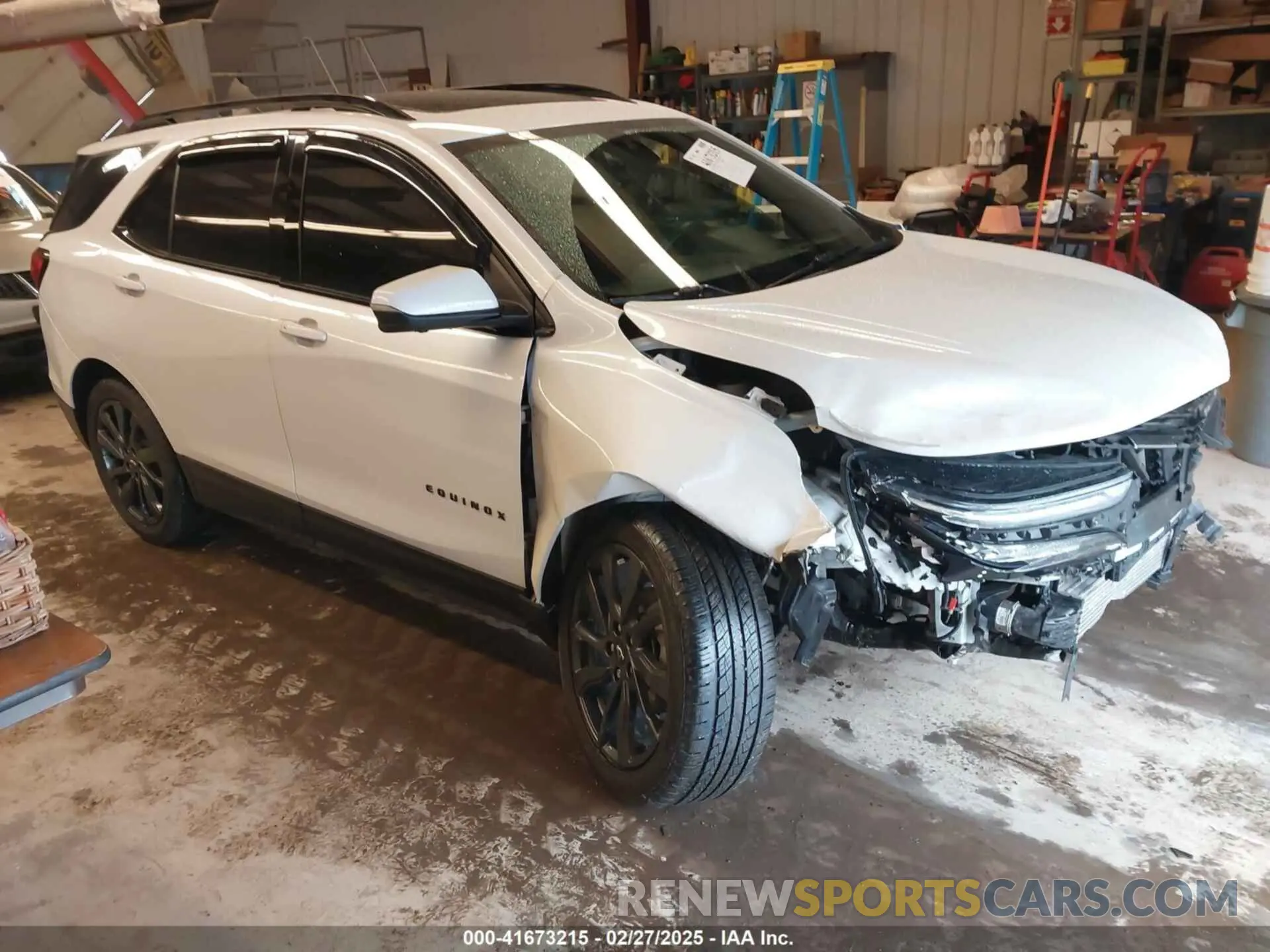 1 Photograph of a damaged car 3GNAXWEV8NS111684 CHEVROLET EQUINOX 2022
