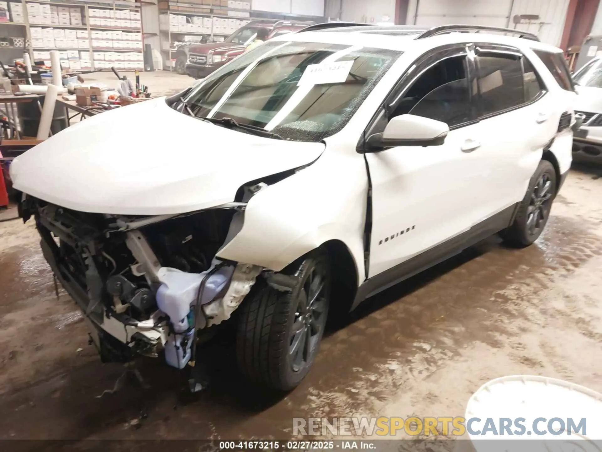 2 Photograph of a damaged car 3GNAXWEV8NS111684 CHEVROLET EQUINOX 2022