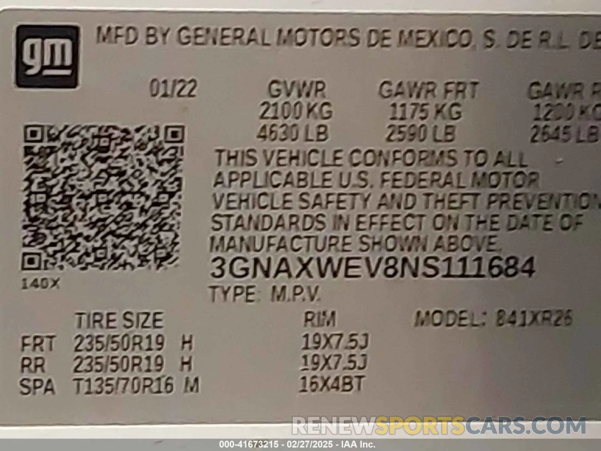 9 Photograph of a damaged car 3GNAXWEV8NS111684 CHEVROLET EQUINOX 2022