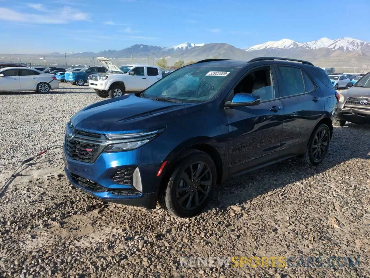 1 Photograph of a damaged car 3GNAXWEV8NS117369 CHEVROLET EQUINOX 2022