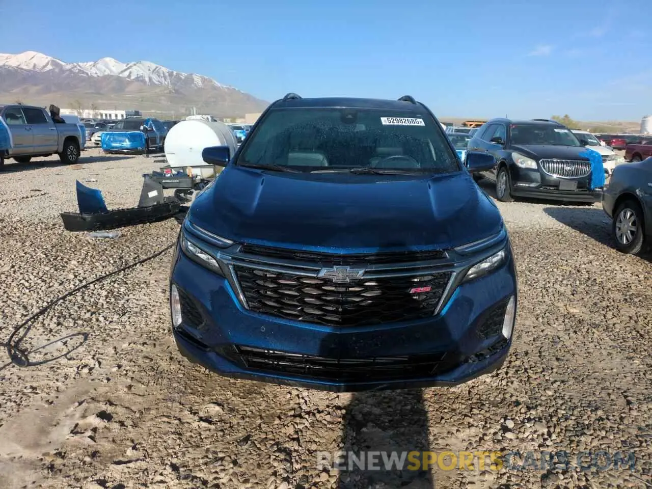 5 Photograph of a damaged car 3GNAXWEV8NS117369 CHEVROLET EQUINOX 2022